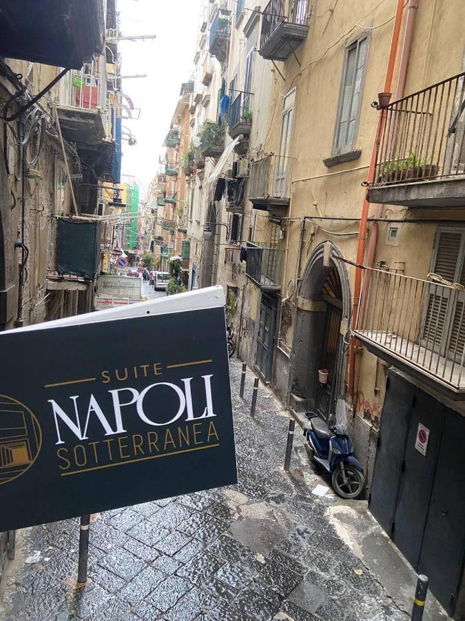 Suite Napoli Sotterranea Con Vasca Idromassaggio Kültér fotó